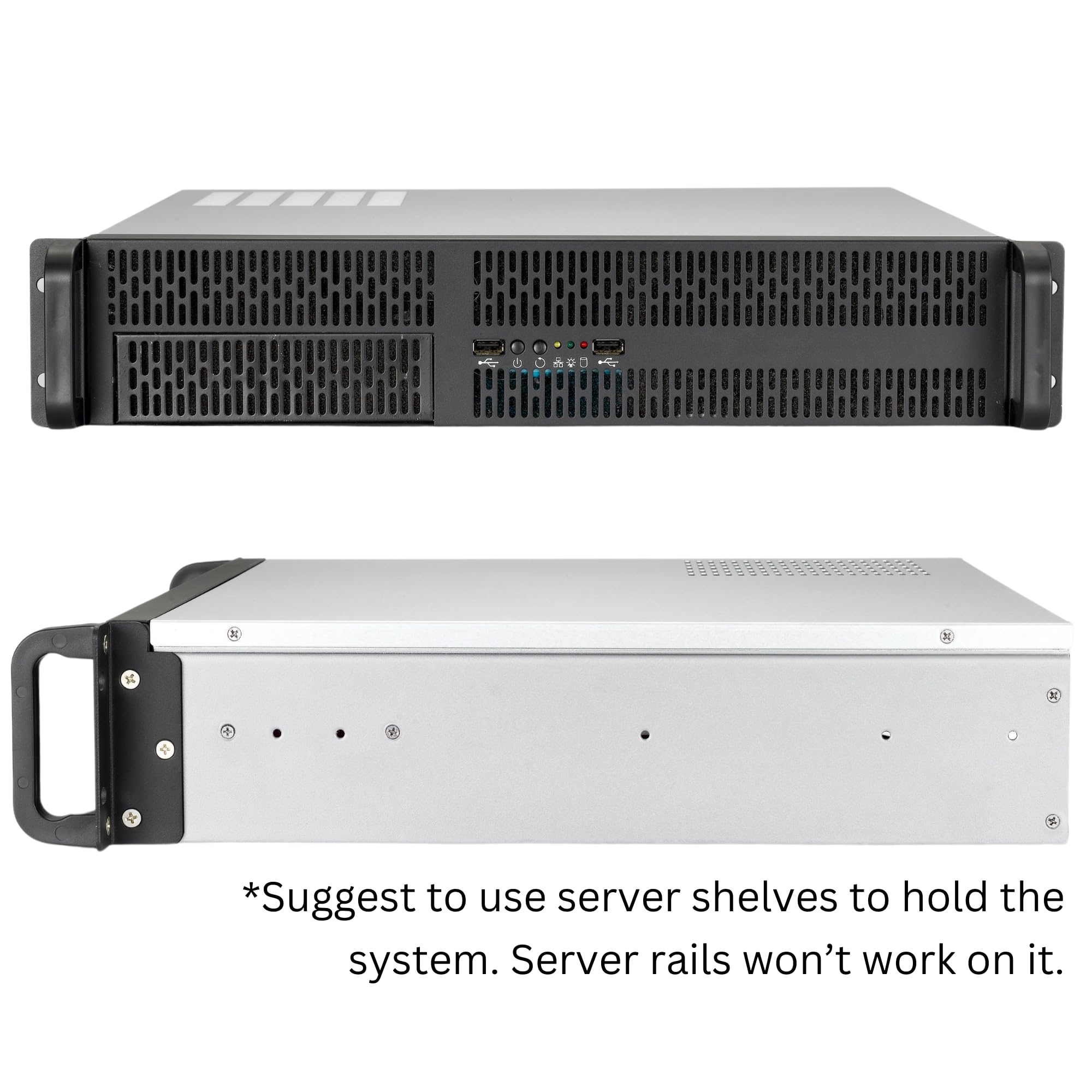 2U Server Chassis, Server Case; 4X 3.5/2.5