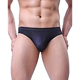 WINDAY Men Briefs Breathable Ice Silk Triangle Bikinis and Briefs N04