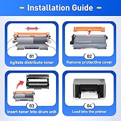 TN450 Black Toner Cartridge 2-Pack Replacement