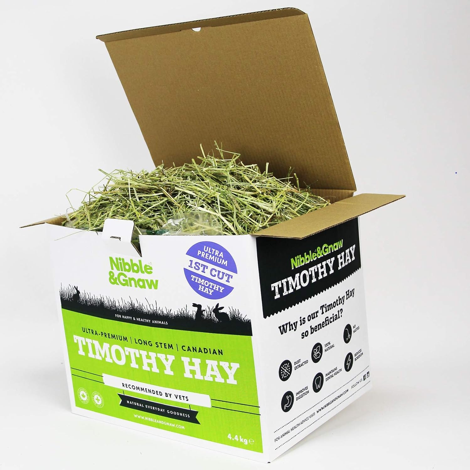 Illustration of Long Stemmed Timothy Hay Content For Rabbits