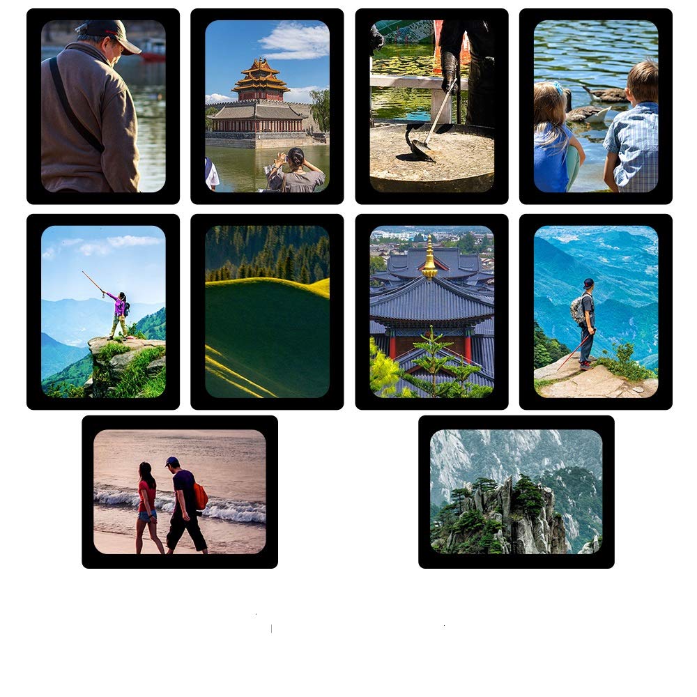 sooard Magnetic Photo Frames, 10 Pack Magnetic