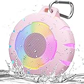 HEYSONG Waterproof Shower Bluetooth Speaker, Durable & Portable with Clear Sound, Ideal for Shower, Pool, Beach & Kayaking – Great Gift for Girls, Women