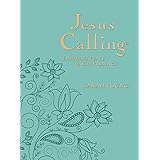 Jesus Calling, Large Text Teal Leathersoft, with Full Scriptures: Enjoying Peace in His Presence (a 365-Day Devotional)