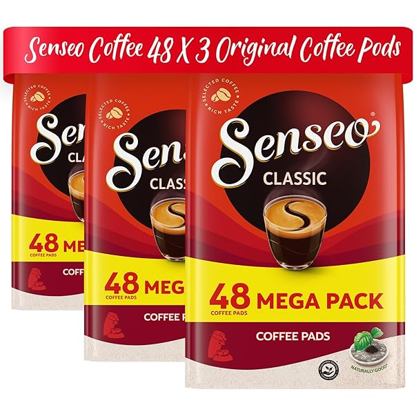 Sumatra Dark Roast Coffee Pods - 3 Pack (54 Pods) Compatible With Senseo Brewers