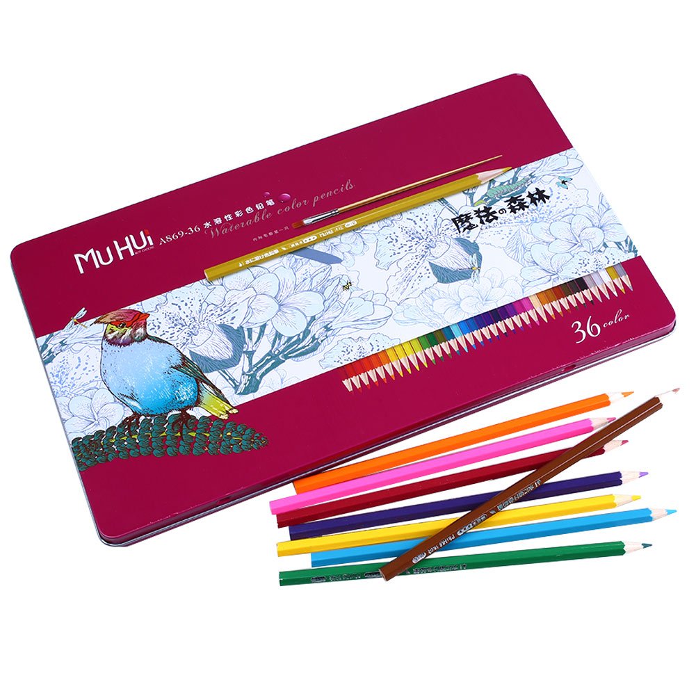 Cobee Matite Colorate Acquerellabili Set 36 Matite Acquerellabili Cobee Matite Colorate Acquerellabili Set 36 Matite Acquerellabili 1 Free Water Color Spazzola In Metallo Box Amazon Giochi e giocattoli