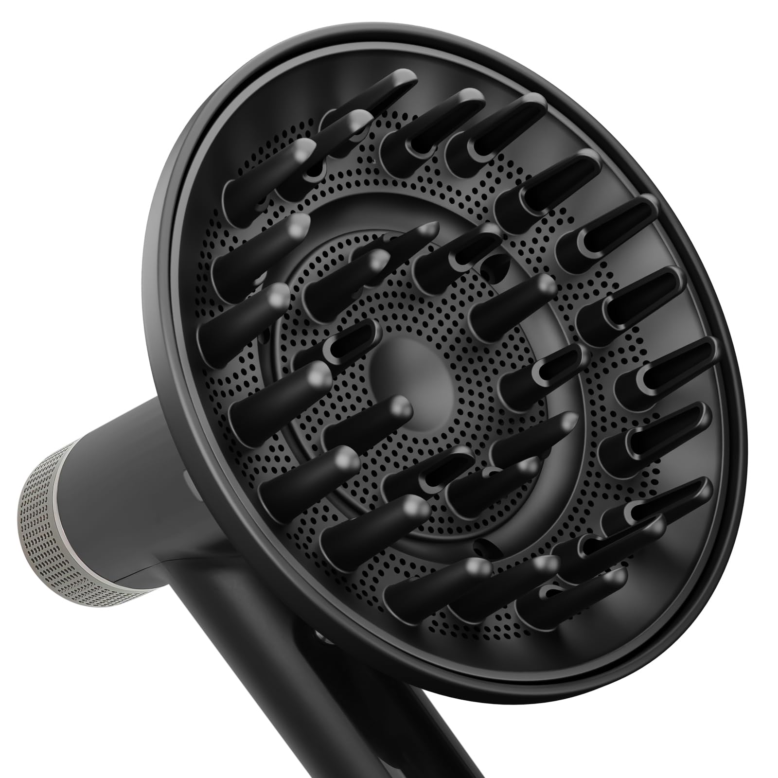 Photo 1 of Chivixe Large Diffuser Attachment for Shark SpeedStyle Hair Dryer, Upgraded Bigger Diffuser for Shark Speed Style Pro/Pro Flex, Dryer Faster and Define Curls Hair, Black