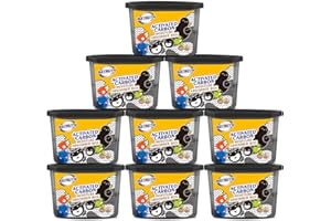 NATRUTH 500mL Moisture Absorber boxes, Closet Dehumidifier, Eradicate Odor,Dehumidifiers and Air Freshener for Closet,Shoes Box, Bathrooms, Kitchen & Study, Boats,RVs (Activated Charcoal, 9 packs)