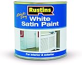 Rustins Satin White 250ml Quick Dry Paint view 4