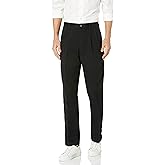 Amazon Essentials Men's Classic-Fit Wrinkle-Resistant Pleated Chino Pant (Available in Big & Tall)