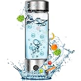 Fakllod Hydrogen Water Bottle Generator, Portable Rechargeable aquahealth Hydrogen Water, Hydrogen Water Ionizer Machine, with SPE/PEM Technology, for Home Office Travel Fitness Drinking