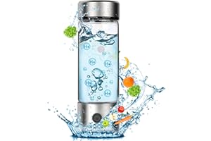 Fakllod Hydrogen Water Bottle Generator, Portable Rechargeable aquahealth Hydrogen Water, Hydrogen Water Ionizer Machine, with SPE/PEM Technology, for Home Office Travel Fitness Drinking