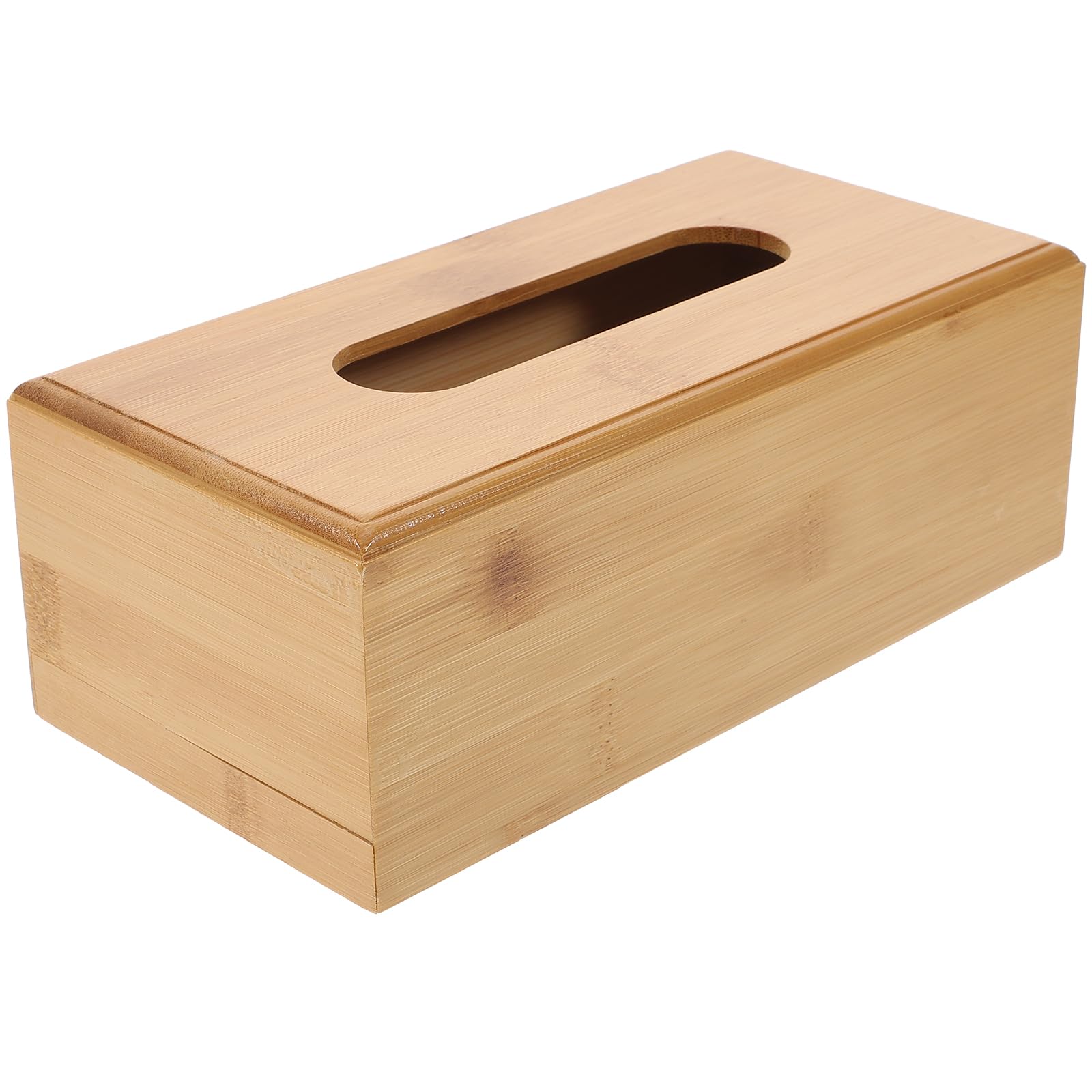 Cabilock Solid Wood Tissue Box Creative Napkin Container Tissue Storage Box for Home Office Living Kitchen Made of Wood