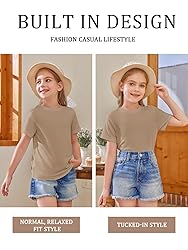 Girls Short Sleeve T Shirts Kids Summer Tops
