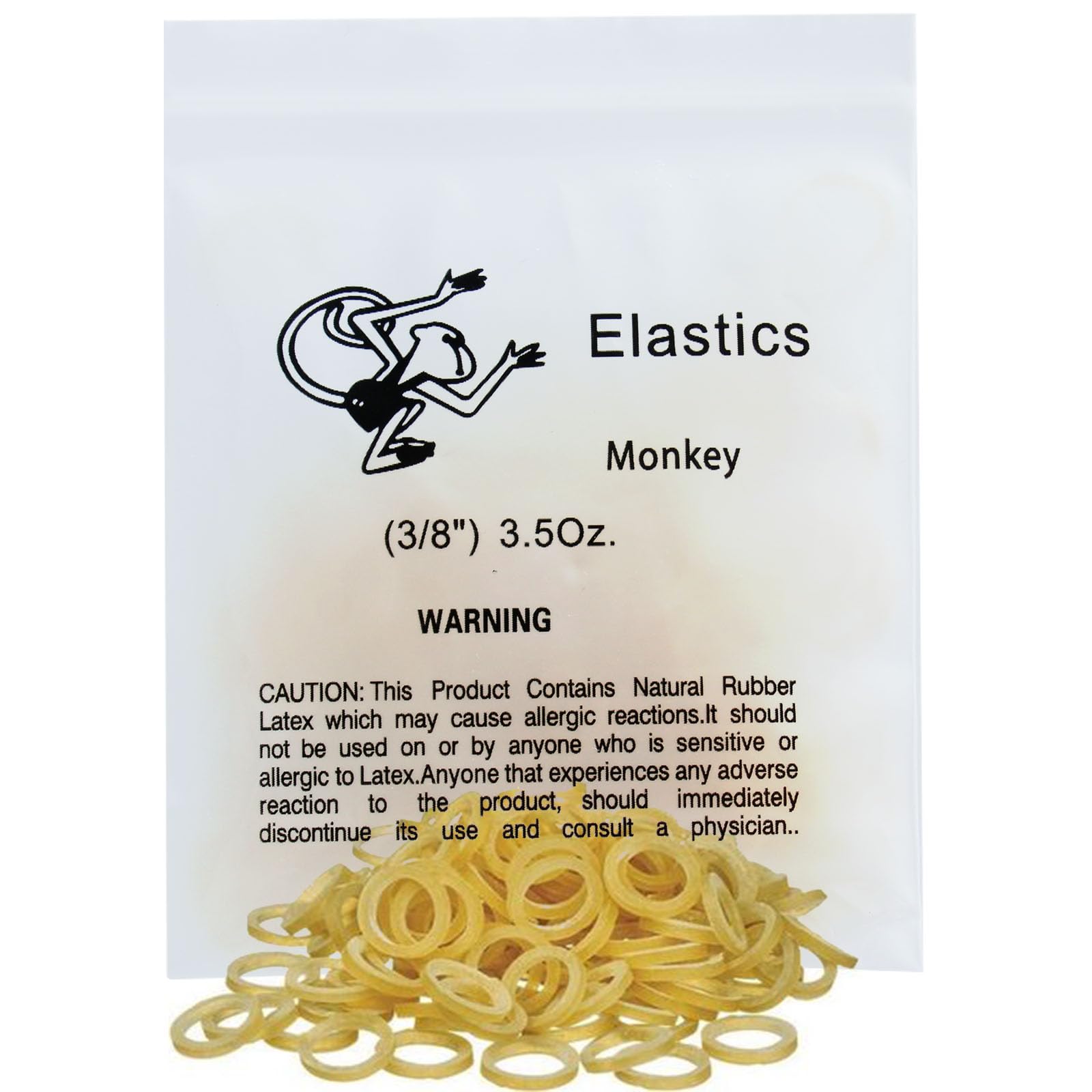 100 Pack Orthodontic Elastics Dental Rubber Bands