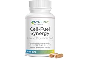 Synergy Holistics - Cell Fuel Synergy | High-Potency Energy, Focus & Antioxidant Supplement | 5-in-1 Mitochondria & Fatigue S
