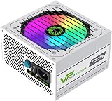 GameMax VP-Series 700W 80 Plus Bronze PSU Semi-Modular RGB Fan White VP-700-RGB view 2