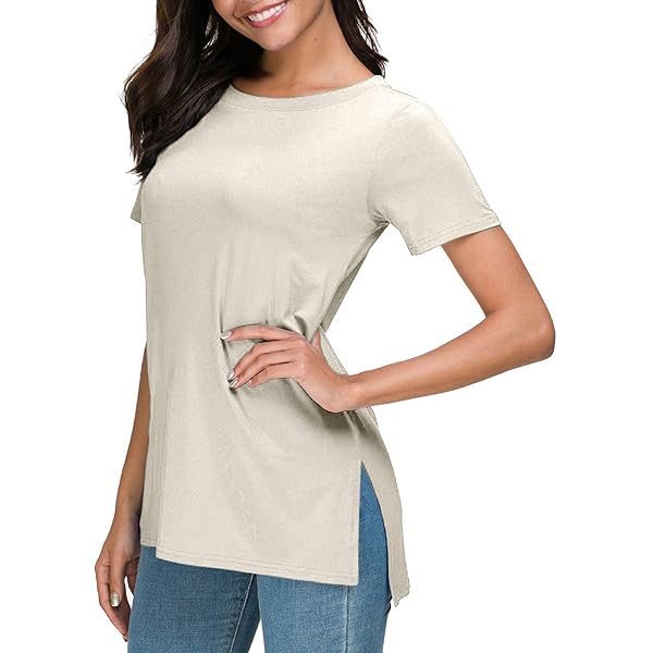 トップス Sloping Neck Shoulder Shape Top OZICERD Off Shoulder Halter Mock Neck Going Out Tops for