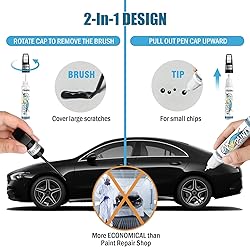 FIXEZPRO Black Touch Up Paint for Cars, Car Paint
