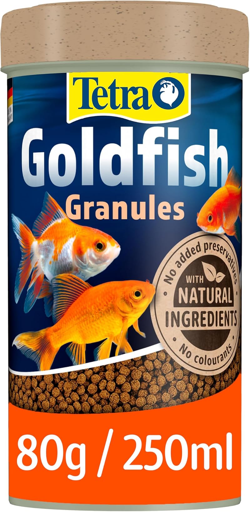 Tetra Goldfish Fish Food Granules Complete Food for Small Goldfish 80 g