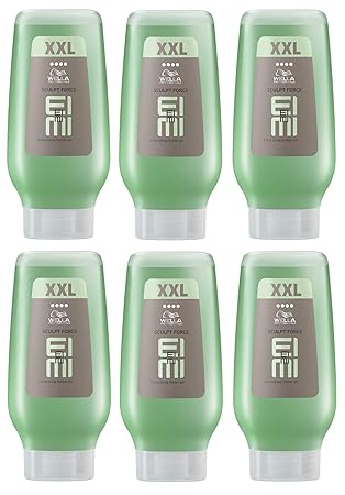 6x Wella EIMI Sculpt Force XXL Flubber Gel Extra stark - 250ml