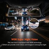 WOLFBOX Upgraded WDR Rear Camera for G840S G840H G850 G930 1080P Waterproof view 2