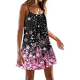 Ekouaer Nightgowns for Women Spaghetti Strap Night Gown Sleeveless Sleep Dress Chemise Sleepwear