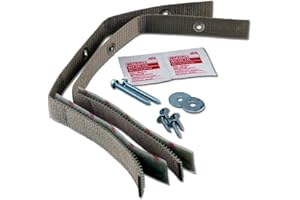 Quakehold! Furniture Strap Kit, Earthquake Fasteners for Disaster Preparedness, Child Proof Safety Straps for RV, Home Office, Helps Prevent Damage and Injury, Easy to Install, Beige