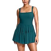 Soothfeel Tennis Dresses for Women Athletic Dress with Built in Shorts & Bra Flowy Golf Workout Dresses with Pockets Summer