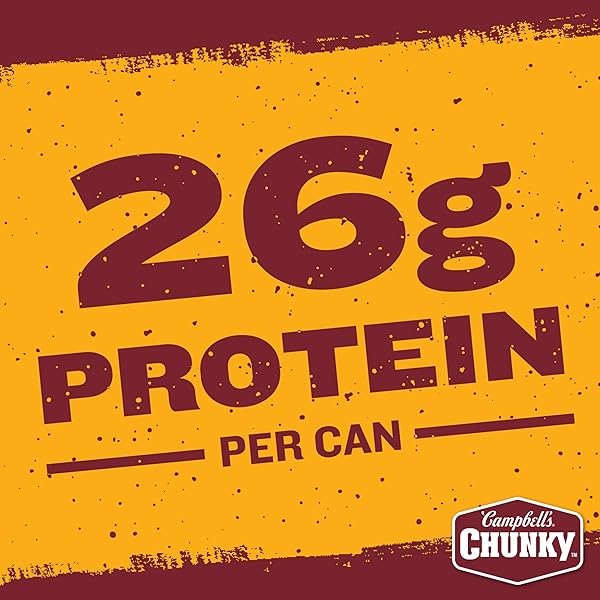 CAMPBELL’S CHUNKY CHILI WITH BEANS, 16.5 OZ. CAN