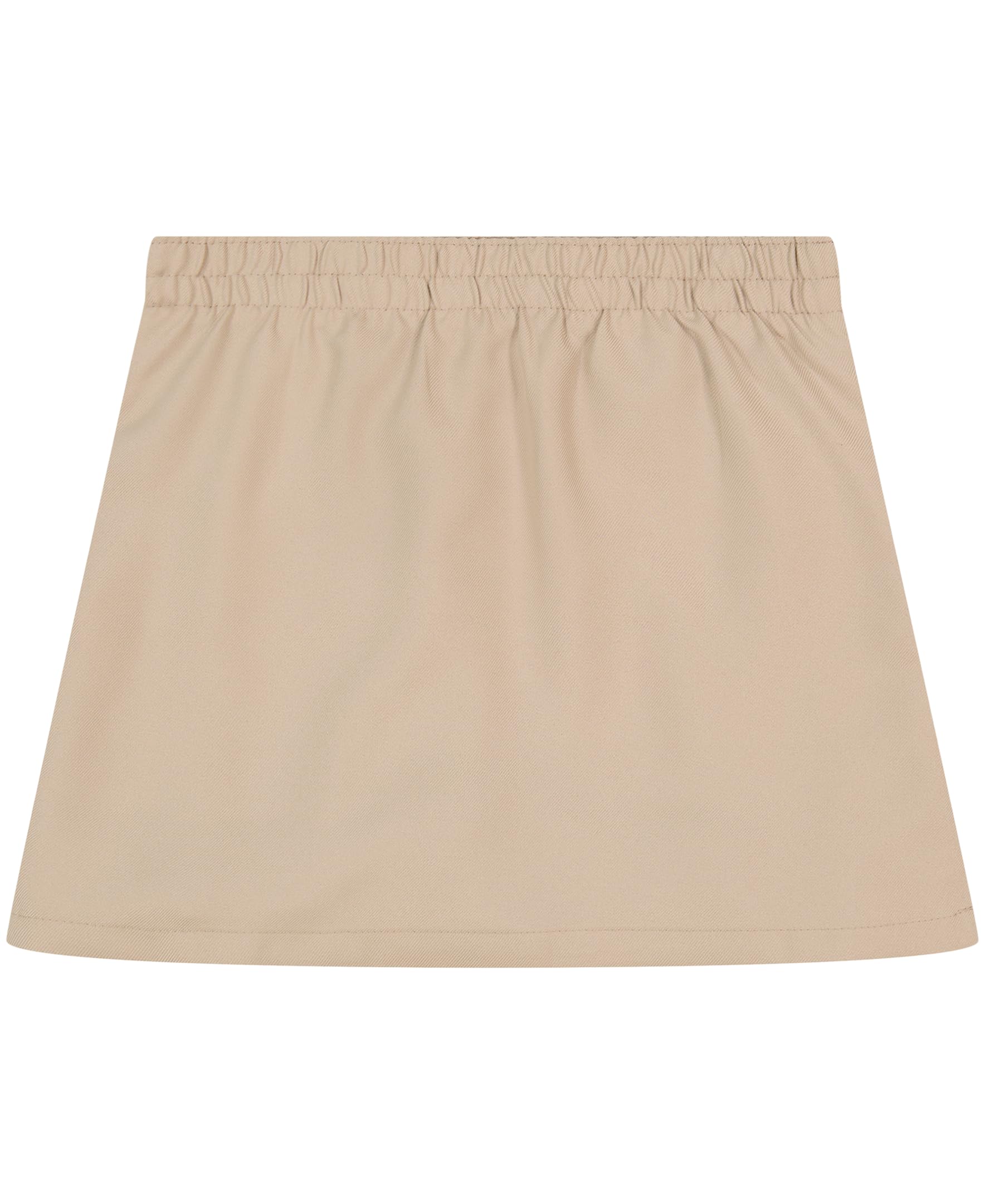 Nautica Girls' School Uniform Pleated Pull-on Scooter Skirt with Undershorts, Knit Waistband & Functional Pockets