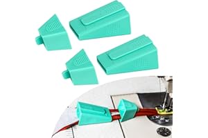 TOOVREN 2PCS Upgraded Bias Tape Makers Fabric Tube Maker for Fabric Roll Rugs Bias Binding Tape Making Tool for DIY Crafting and Quilting Sewing Supplies Machine with Instruction