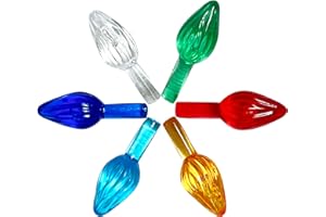 National Artcraft Small Twist-Style Ceramic Christmas Tree Light Ornaments - (144/Pack)