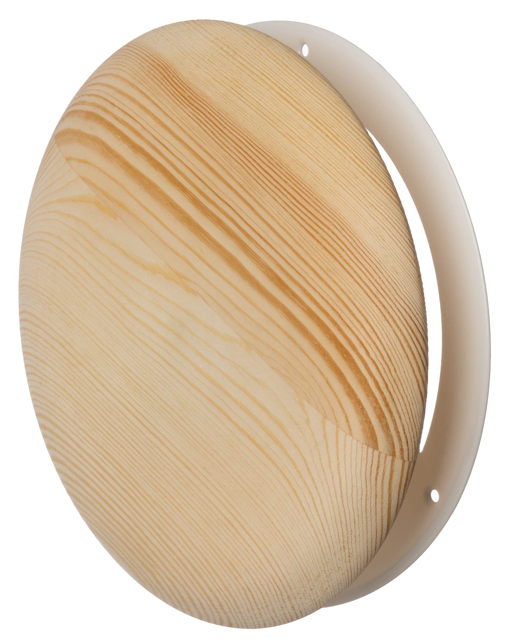 Diameter 160 mm Wooden Anemostat Exhaust Air Supply Plate Valve Round Ventilation Valve for Sauna