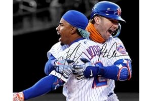 Ikonic Fotohaus Pete Alonso Francisco Lindor Signed Photo Autograph Print Wall Art Home Decor