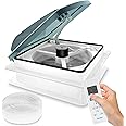 Kohree 14" RV Roof Vent Fan - 10 Speed Super Quiet With Remote & Auto Sensors