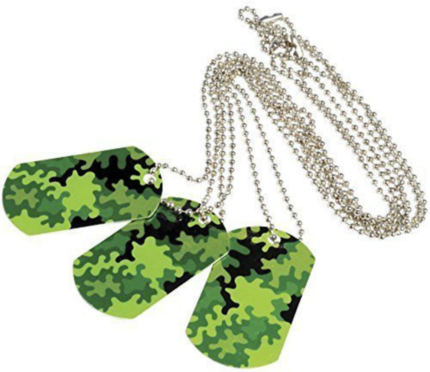 camo dog tag necklace