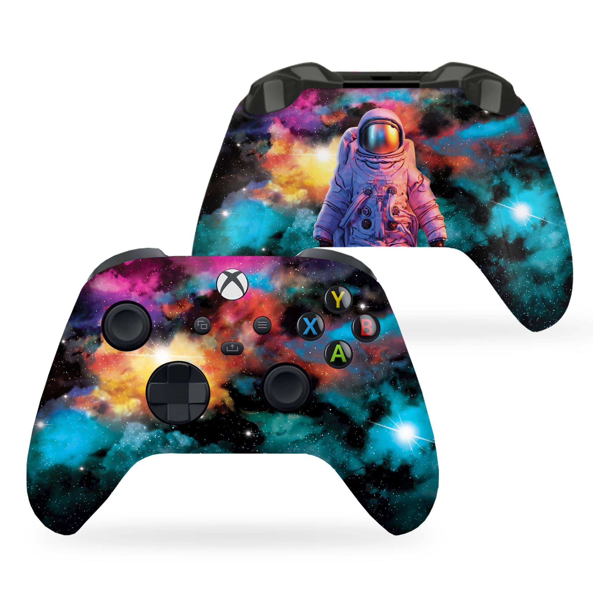 DreamController Galaxxy Custom X-box Controller Wireless compatible with X-box One/Series X/S Proudly Customized in USA with Permanent HYDRO-DIP Printing(NOT JUST A SKIN) (MODDED)