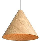 Golden Lighting Conique 2-Light Pendant in Light Walnut