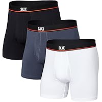 SAXX Underwear Co. Men's Ultra Super Soft Boxer Brief Fly 3-Pack