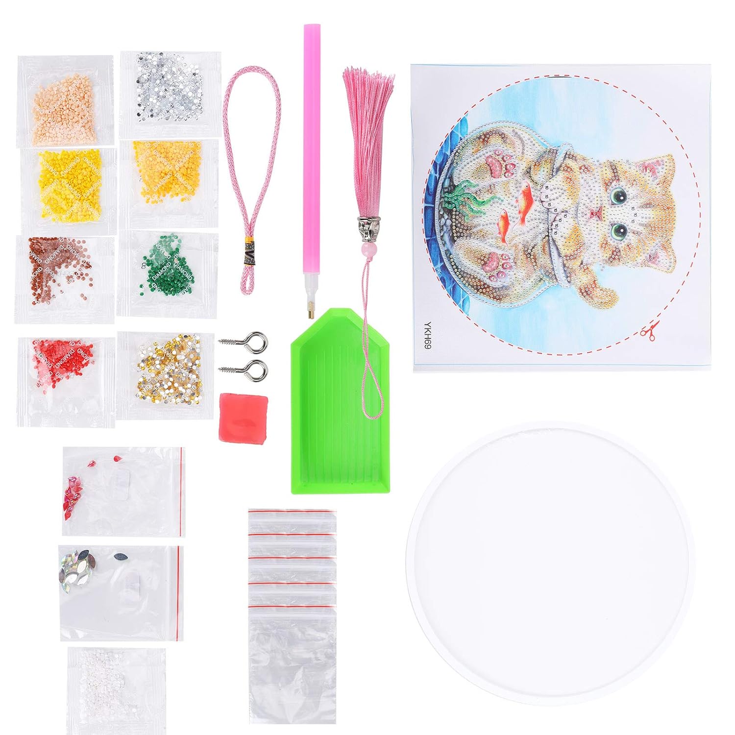 Painting Kit, 5D Painting, Art Tool Set Embroidery Art Accessories