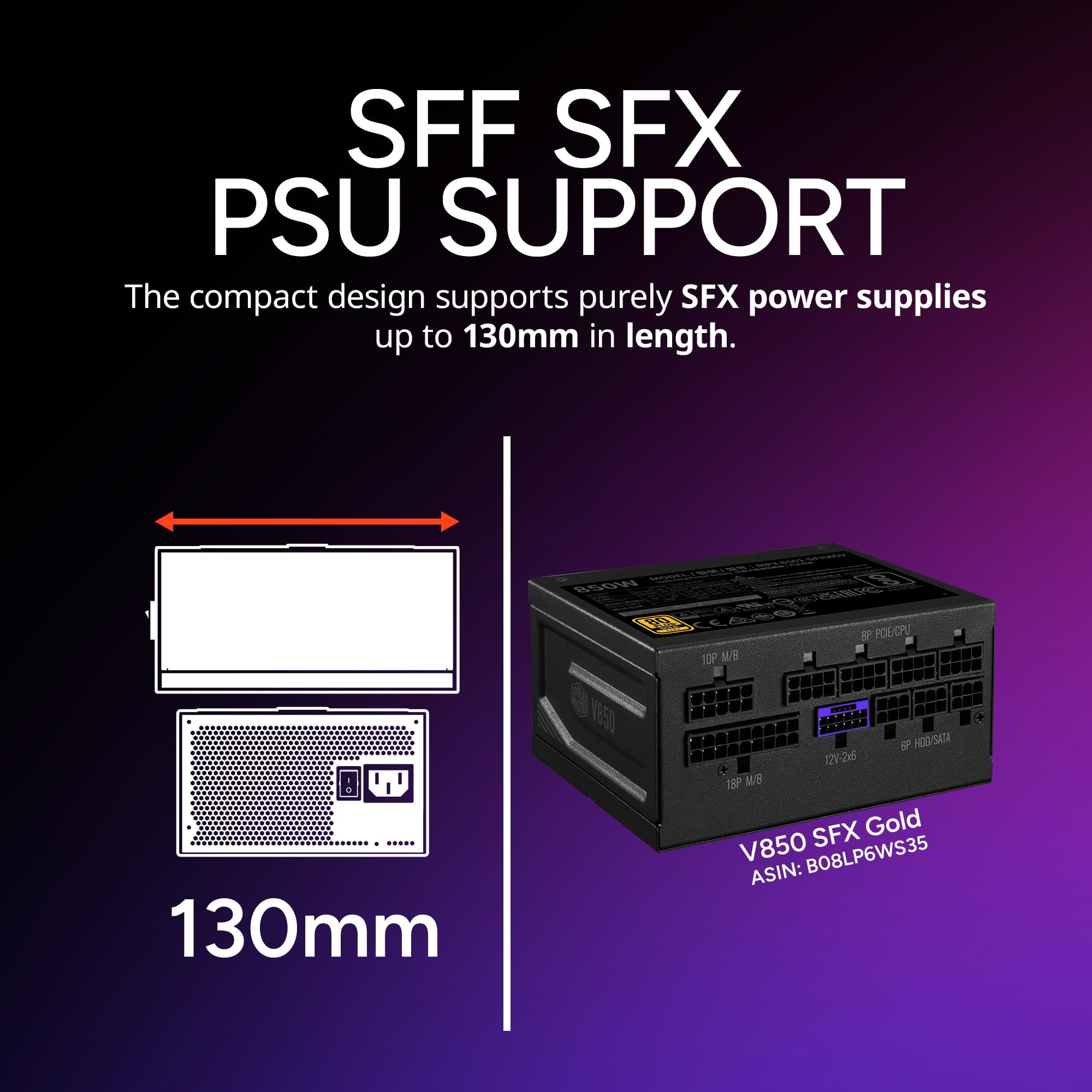 Cooler Master NR200 Mini-ITX PC Case, 330mm Horizontal Triple-Slot Mount GPU, 240mm|280mm AIO, SFX PSU 130mm, Compatible RX 7900 XTX|4080 Super, Vented Panels, DIY