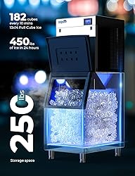 22" Commercial Ice Maker Machine 450LBS/24H with