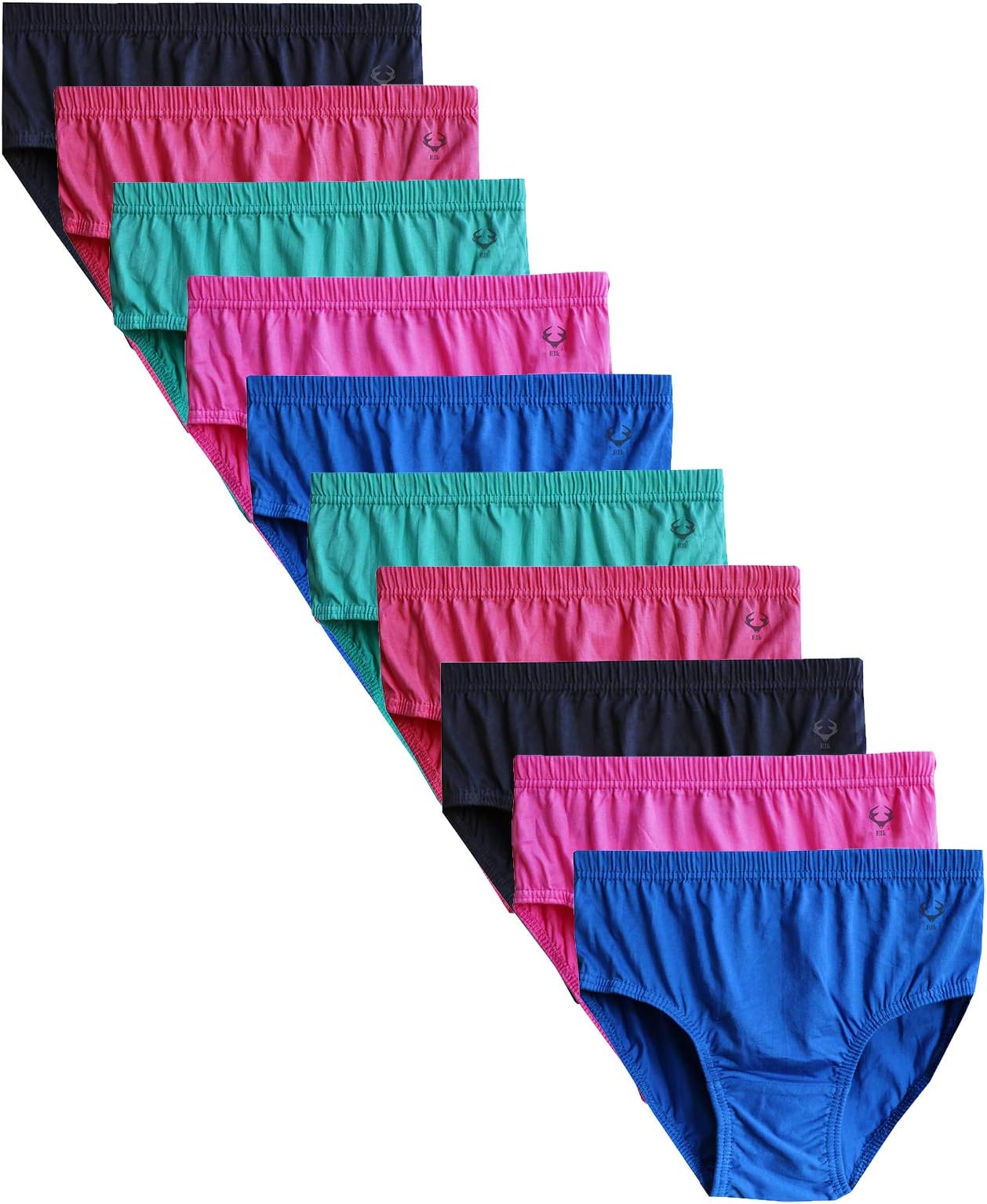 Elk Women's Cotton Briefs (Pack of 10)