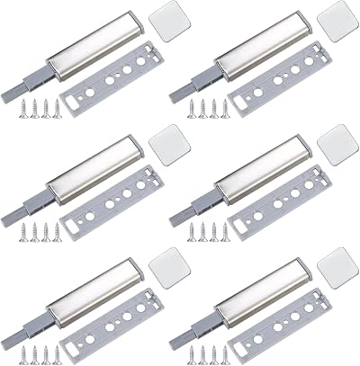 ZWFSDM Push to Open Door Catches Latches Soft Close Magnetic Cabinet Drawer
