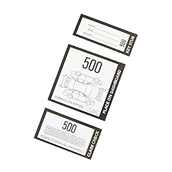 2000 Pieces 3-Part Valet Tickets for Cars, 2 Sets
