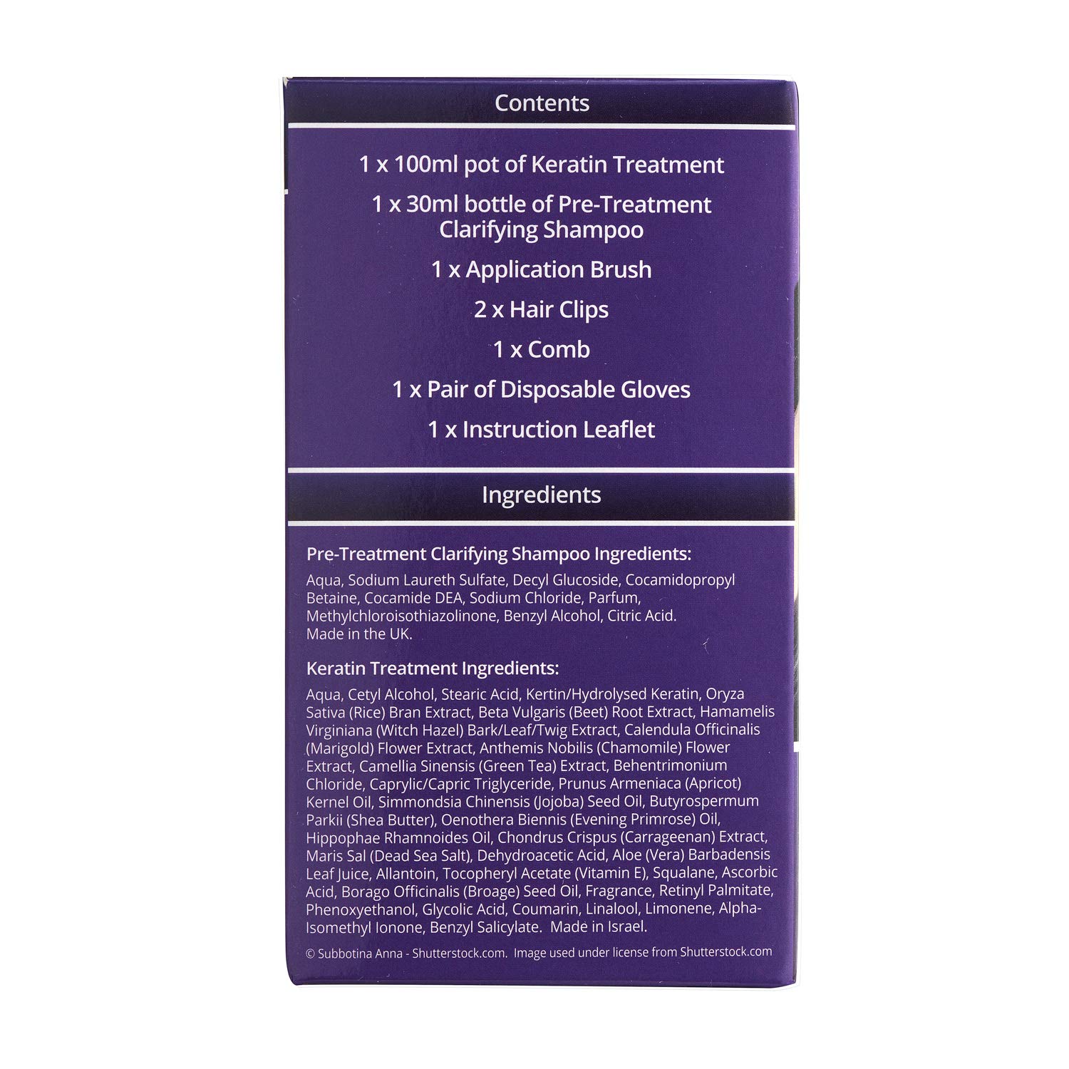 Brazilian straight keratin treatment kit Clearance