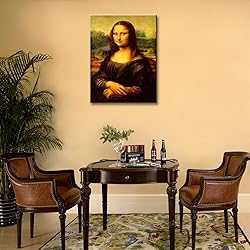msspart Canvas Prints Wall Art Mona Lisa by by