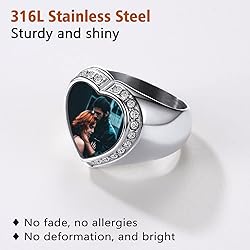 FindChic Personalized Signet Rings for Men Chunky