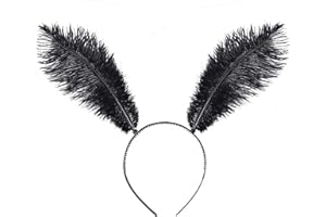 Ryshman Halloween Butterfly Feather Headbands, Butterfly Antenna Headband Costume, Hair Band for Halloween Parties