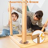 TERRAMUS Multifunctional Sensory Table with 3 Storage Bins 22mm Wood view 6